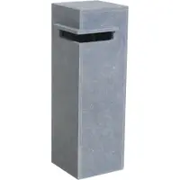 VASP Brievenbus Staande Brievenbus Oliva - Natuursteen - Blauwe Hardsteen - 32x97x32cm