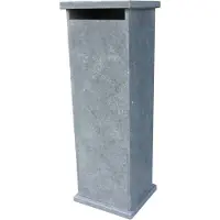 VASP Pakketbrievenbus Lhotse - Natuursteen - Blauwe Hardsteen - 34x102x32cm
