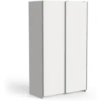 Overig Kledingkast Ghost - Met 2 Schuifdeuren - Wit - 116x59x203cm
