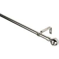 Intensions Londen Uitschuifbare Gordijnroede Rvs 170-300 Cm X 16-19mm