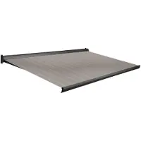 Domasol Knikarmscherm F10 Manueel Ral7016 Dessin Doek D285 550x250cm