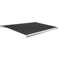 Domasol Knikarmscherm F20 Motor Schakelaar Ral 9001 Uni Donker Doek D131 350x250cm