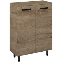 Royo Kast Ava 60cm 2 Deuren Eik En Zwart Met Poten