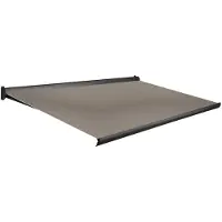 Domasol Knikarmscherm F10 - Antraciet - Doek D293 - Elektrisch - Eenvoudige Montage - 550x250cm