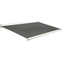Domasol Knikarmscherm F10 Manueel Ral9001 Donker Doek D131 450x250cm