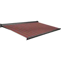 Domasol Knikarmscherm F10 - Antraciet - Doek D265 - Elektrisch - Uv-bestendig - 350x300cm