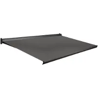 Domasol Knikarmscherm F10 - Antraciet - Doek D367 - Elektrisch - Eenvoudige Montage - 450x250cm