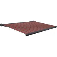 Domasol Knikarmscherm F20 - Antraciet - Doek D265 - Elektrisch - Uv-bestendig - Met Afstandsbediening - 400x250cm