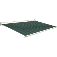 Domasol Knikarmscherm F10 Manueel Ral9001 Dessin Doek D388 450x300cm