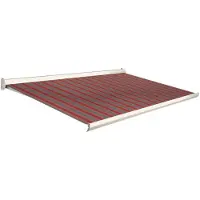 Domasol Knikarmscherm F10 Manueel Ral9001 Dessin Doek D265 300x250cm