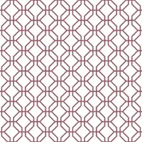 Praxis Vliesbehang Secret Garden G78527 - Wit - Donkerrood - 10,00m X 53cm