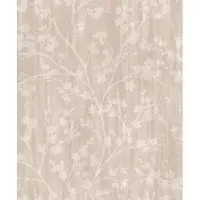Overig Vliesbehang Secret Garden G78532 - Lichtbruin - Vergrijsd Licht Taupe - 10,00 M X 53 Cm