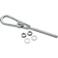 Swing King Swingking Schommelhaak M10x10cm Met Karabijnhaak - 2 Stuks