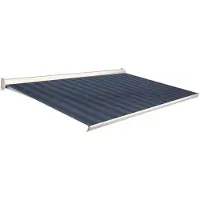Domasol Knikarmscherm F10 - Crème - Doek D390 - Handmatig - Uv-bestendig - 550x250cm