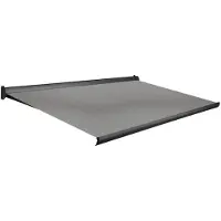 Domasol Knikarmscherm F10 Manueel Ral7016 Dessin Doek D292 300x250cm
