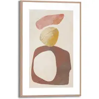 Praxis Schilderij Watercoloured Stones 20 X 30 Cm