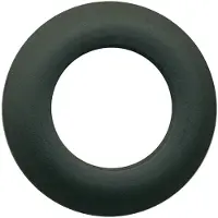 Overig Gordijnring - Diam. 40mm - Klem - Zwart