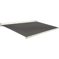 Domasol Knikarmscherm F10 - Crème - Doek D367 - Handmatig - Uv-bestendig - 500x250cm