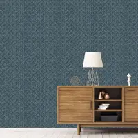 Praxis Vliesbehang Assorti 2022-2024 G56582 - Donkerblauw - Bronskleur - 10,05m X 53cm