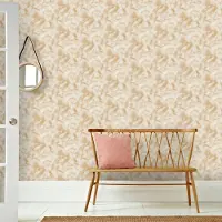 Overig Vliesbehang Friends & Coffee 16675 - Beige - Metallic Lichtgoud - 10,05m X 53cm
