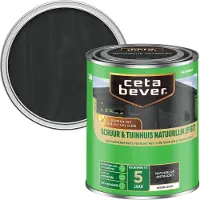 Cetabever Buitenbeits Schuur & Tuinhuis Natuurlijk Effect - Antraciet - Mat - 750ml