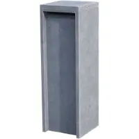 VASP Staande Brievenbus Alicante Modern - Natuursteen - Blauwe Hardsteen - 34x103x34cm