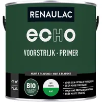 RENAULAC Echo Bio Primer - Muur En Plafond - Mat Wit - 2,5l