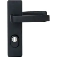 Nemef Veiligheidsbeslag Voor Deur 3407-ii - Aluminium Zwart - Skg*** Kerntrekbeveiliging - Pc72mm