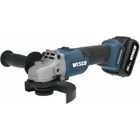 Wesco Accu Haakse Slijper 18v 125 Mm Brushless - (zonder Accu)