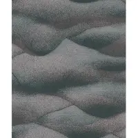 Overig Vliesbehang Glooiende Bergen - Zwart - Zilver - Zilvergrijs - Auberginepaars - 10,05m X 53cm