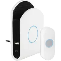 Exin Gong - Plugin - Usb A/c - Lader - Beldrukker - Wit