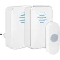 Praxis Exin Gong Set - Batterij/plug-in - Beldrukker - Licht - Wit