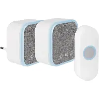 Praxis Exin Gong Set - Batterij/plug-in - Beldrukker - Wit