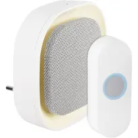Praxis Exin Gong - Nachtlamp - Beldrukker - Plugin - Wit