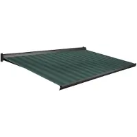 Domasol Knikarmscherm F10 - Antraciet - Doek D388 - Handmatig - Uv-bestendig - 450x250cm