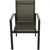 Overig Tuinstoel Milo Donkergrijs Stapelbaar 62x57x90cm
