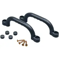 Swing King Swingking Handgreep Plastic Antraciet 2 Stuks