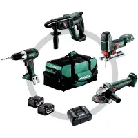 Metabo Combo Set 4.1.4 | Accu combiset 18V 4 machines in gereedschapstas (2x 4.0Ah accu + lader) - 685232000