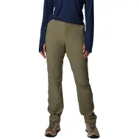 Columbia - Dames wandel- en bergkleding - Leslie Falls Pant II Stone Green voor Dames - Maat 6 US - Marine blauw