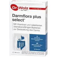 Dr. Wolz Darmflora Plus Select 40 capsules |Hoogwaardige biotica supplementen plus met miljarden melkzuurbacterien | Verbeter opname en darmwerking