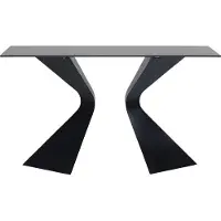 Kare design Console Gloria 140x45cm keramiek zwart