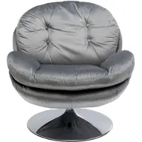 Kare design Draaifauteuil Cosy grijs