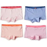 Little label hipster - roze/ oranje / blauw (set van 4) Slip Meisjes Stretchkatoen - maat 134/140