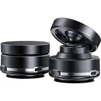 Fuegobird Elektrisch Vacuüm Magnetisch Telefoonhouders - voor MagSafe iPhone 17/16/15/14/13/12 - 360° Rotatie Schaalbaar - Geschikt voor gladde oppervlakken - Zwart