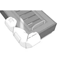 PLASTIMO Lstd Fender Paars 18 x 80 cm