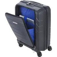 Carryon Mobile Worker - Handbagage koffer 55cm TSA - Zakelijke trolley met laptopvak - Zwart