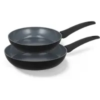 BE Living Koekenpannenset 2-delig - Ø 24 & 28 cm Koekenpan - Keramisch - Inductie Pannen - PFAS Vrij Anti Aanbak - Bakpan - Pannenset - Delight Series