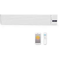 Quality Heating Infrarood terrasverwarmer Whitewarm heater met afstandsbediening 1800Watt