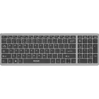 Rixus RXWK02 Bluetooth Keyboard - Universal - Ultra slim - Qwerty - Oplaadbaar - Compact design - Zilver