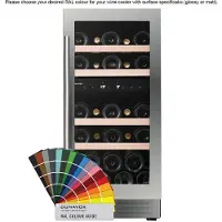 Dunavox DAUF-32.78DC wijnkoelkast onderbouwkoelkast, nis hoogte 82 cm., zuinig energieklasse G
